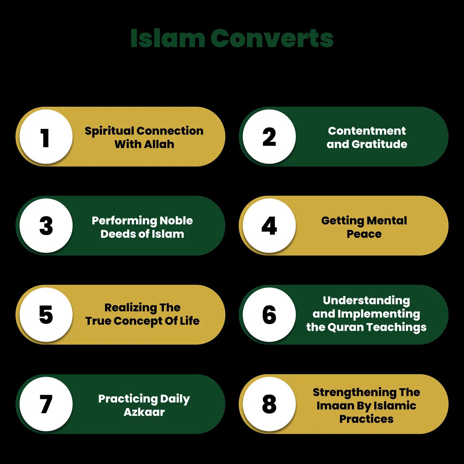 Islam Converts Course Outcomes